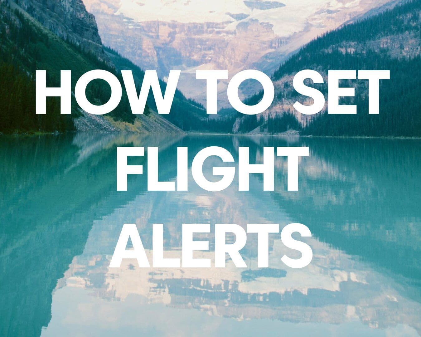 How to create award flight alerts for business and first class