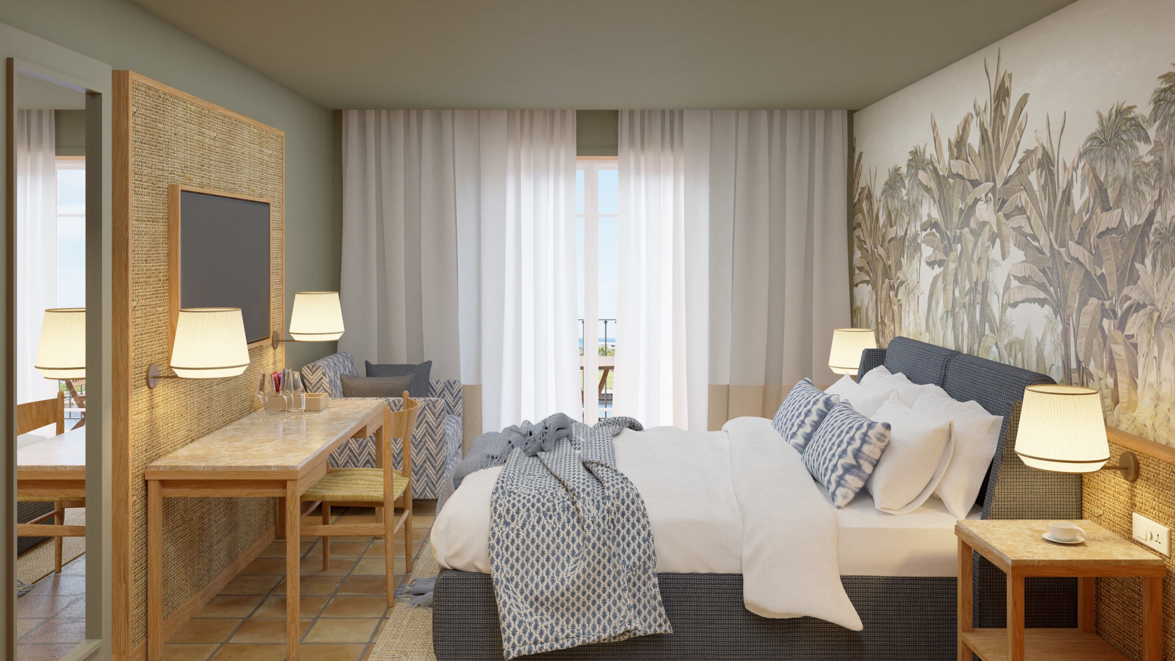 Tropical Retreat Dbl Bed - Image 4