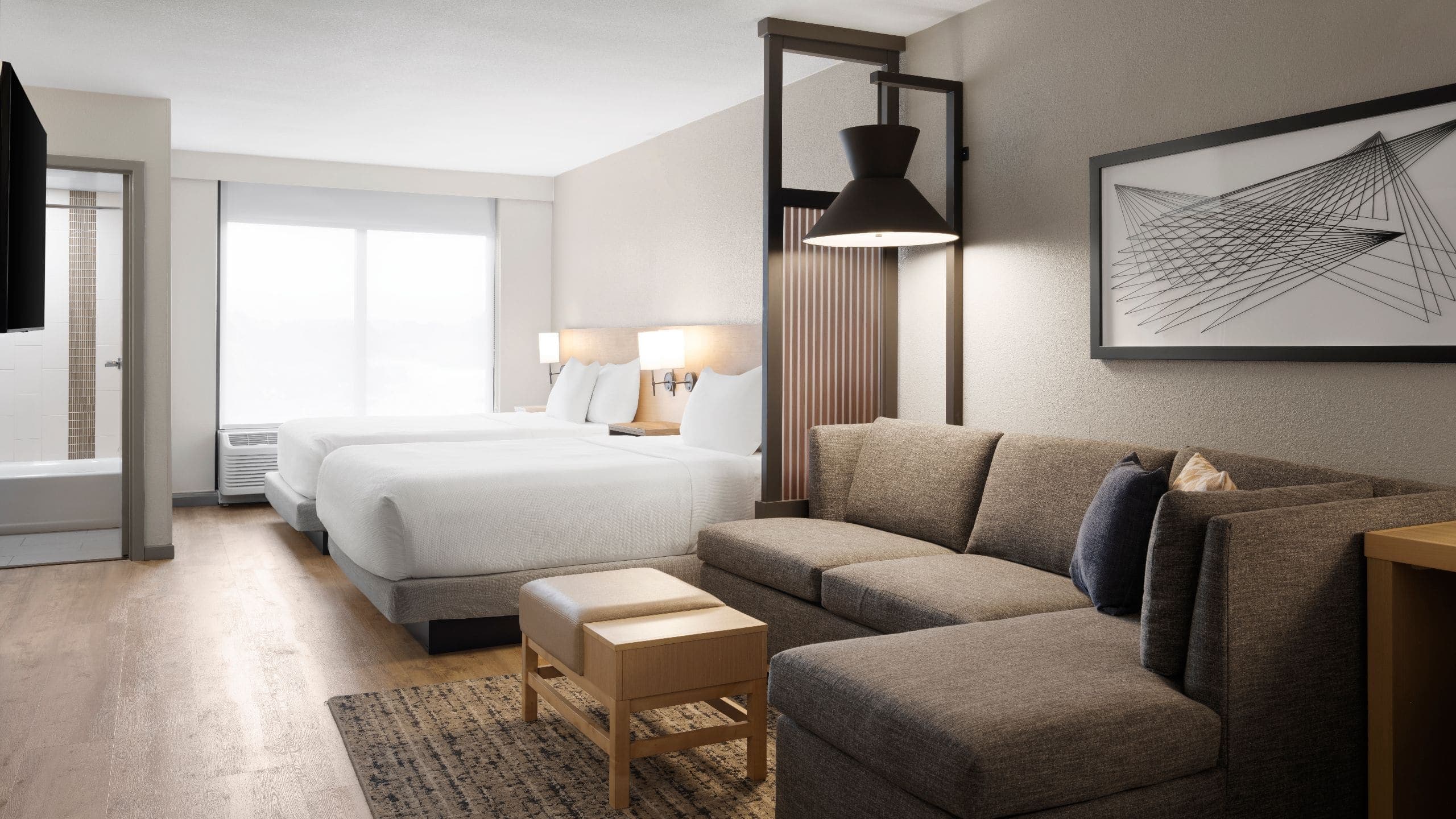 Two Queen Beds (with Sofa Bed) - Image 1