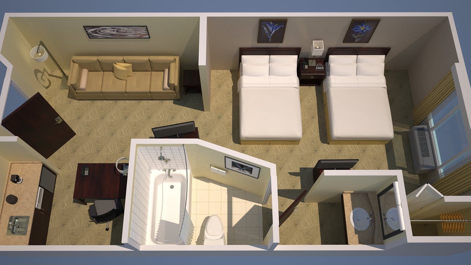 Two Double Studio Suite - Image 11