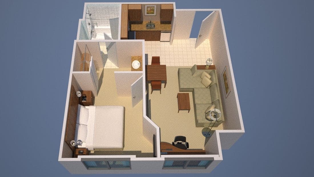 1 Bedroom Suite - Image 7