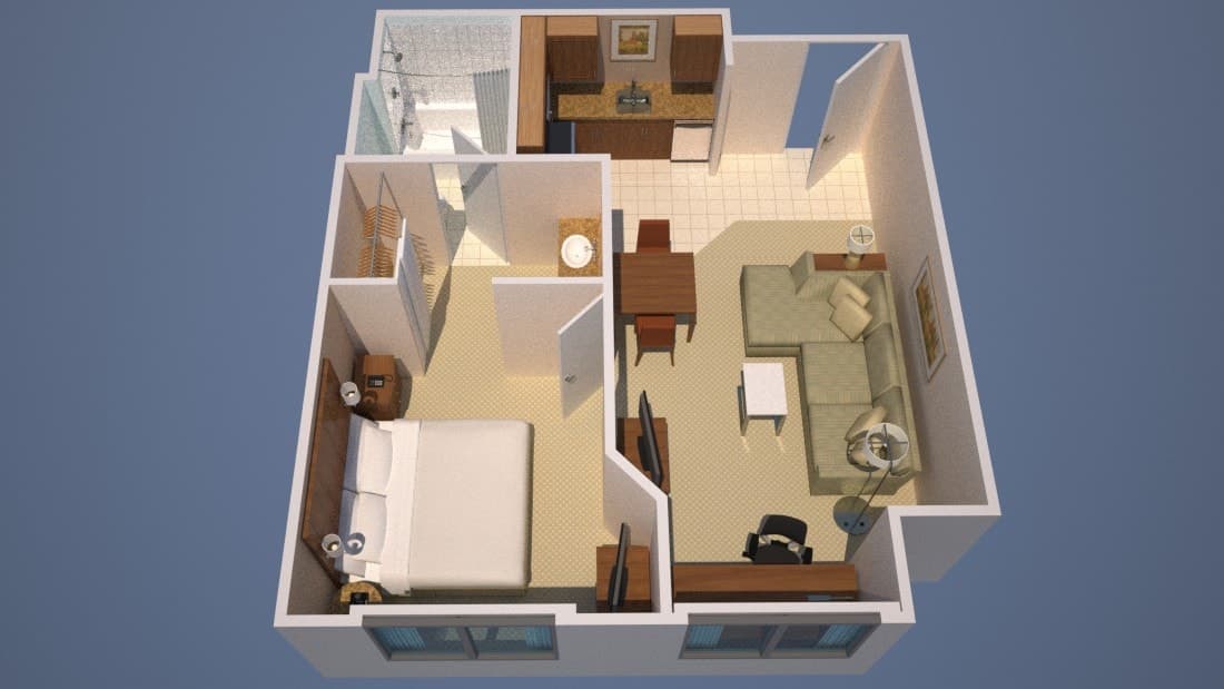 1 Bedroom Suite - Image 6