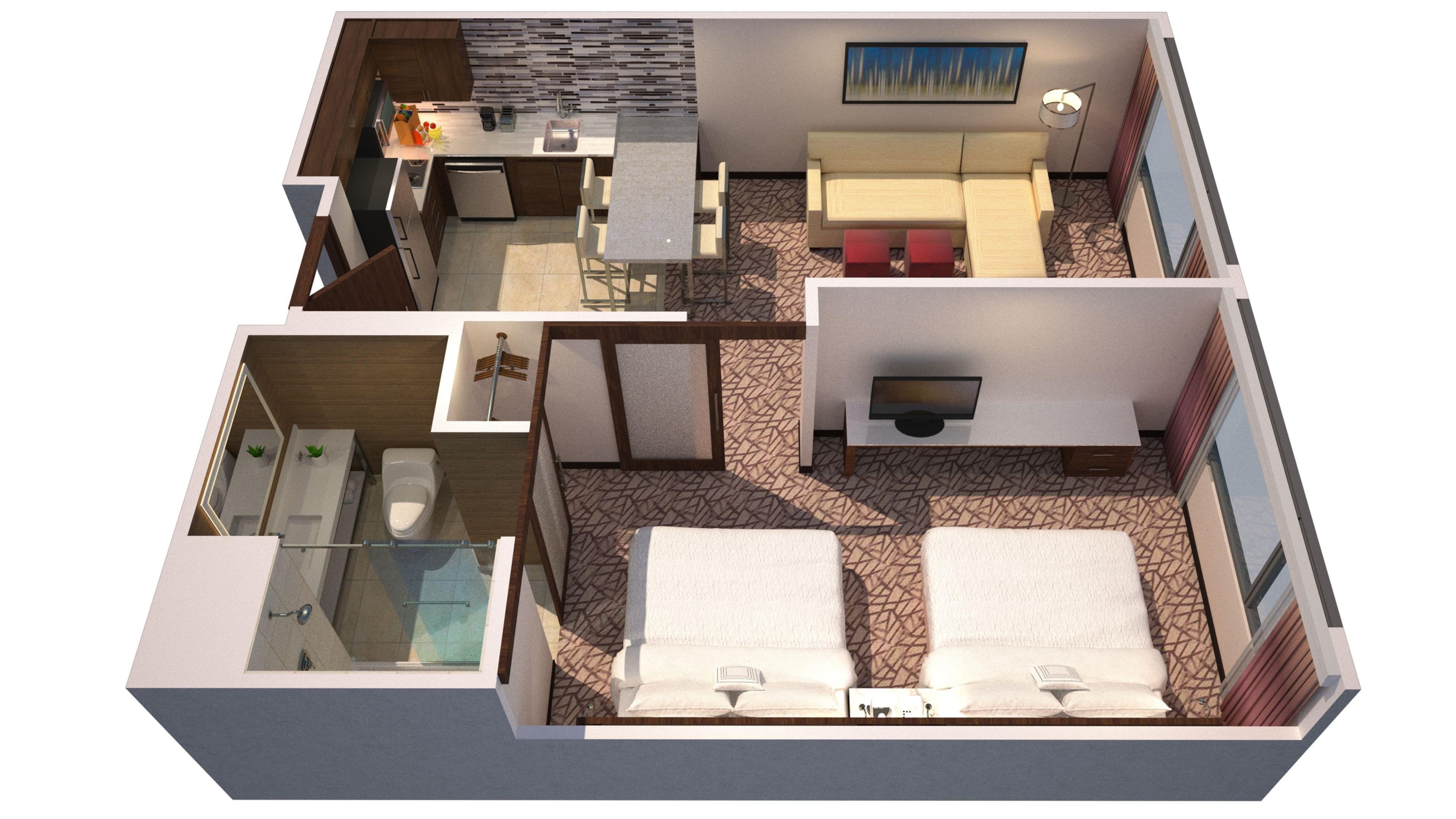 1 Bedroom Deluxe Suite - Image 8