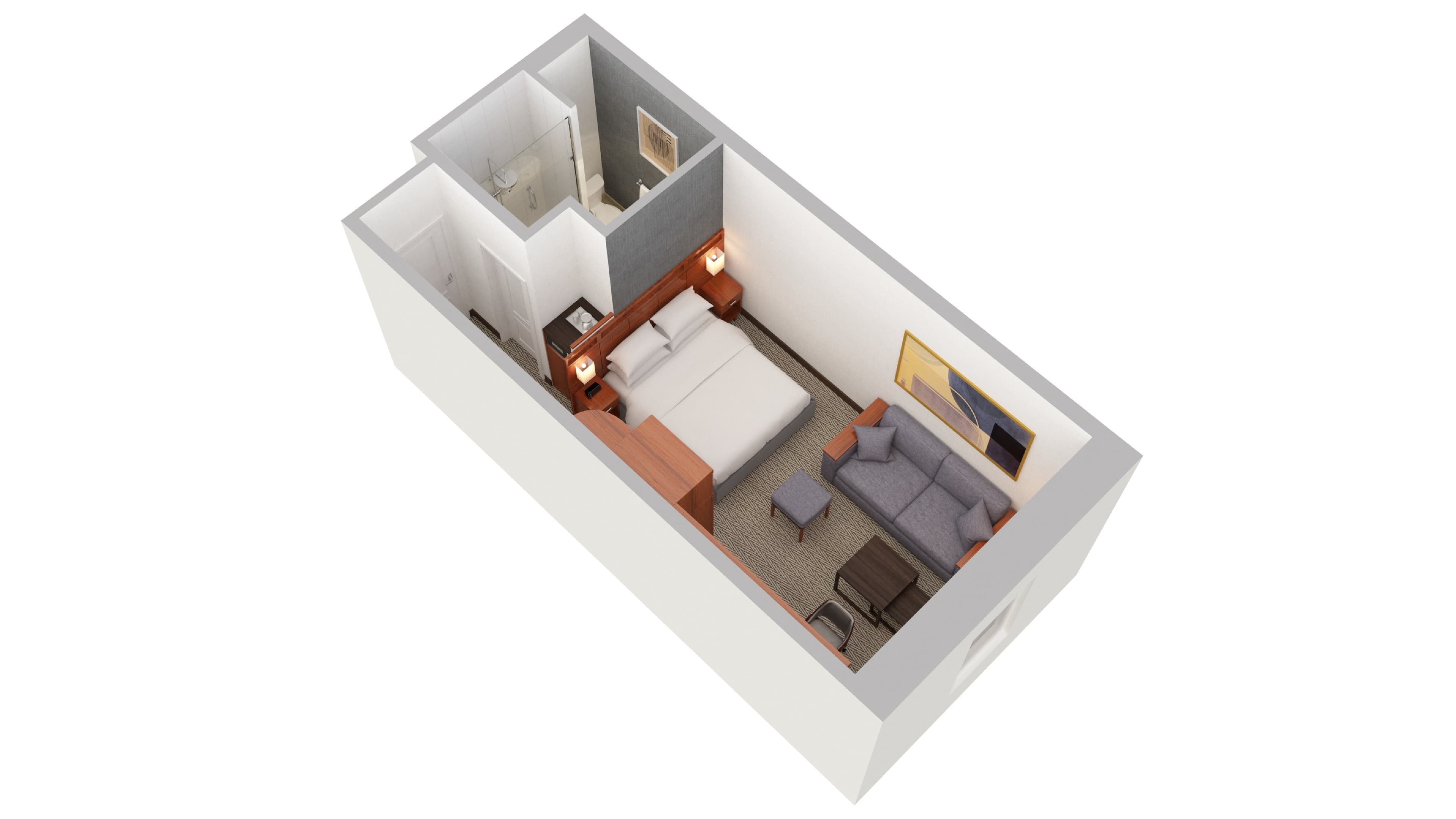 King Bed with Sofabed - Image 4