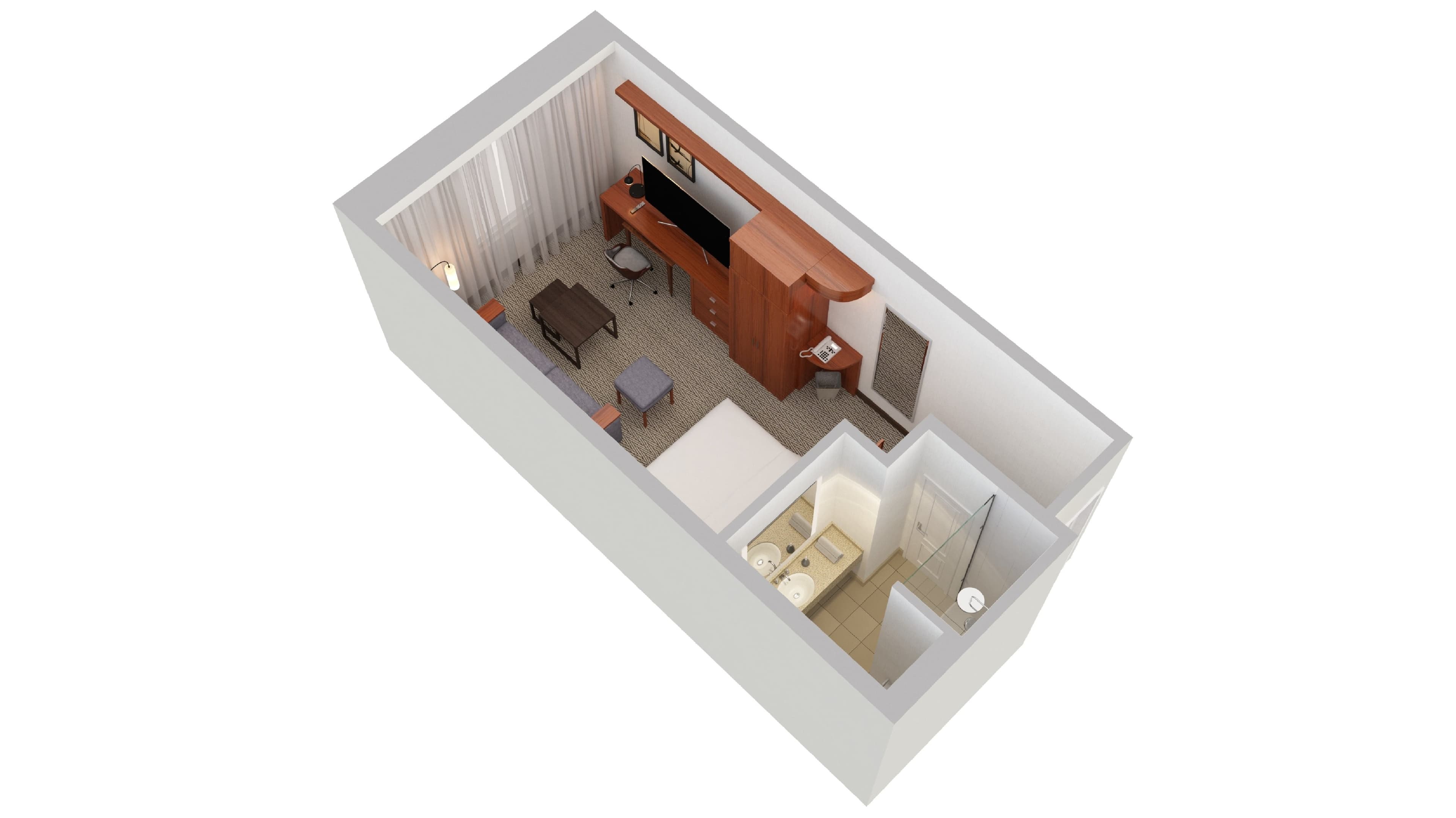 King Bed with Sofabed - Image 5